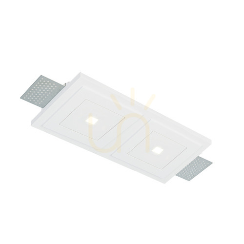 Check Recessed Luminaire Ideallux Zephyr 361307 White Gypsum LED 24W 24 cm