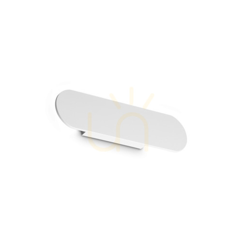 Check Wall Light Ideallux Zig Zag 361918 White Metal LED 33 cm 3000K