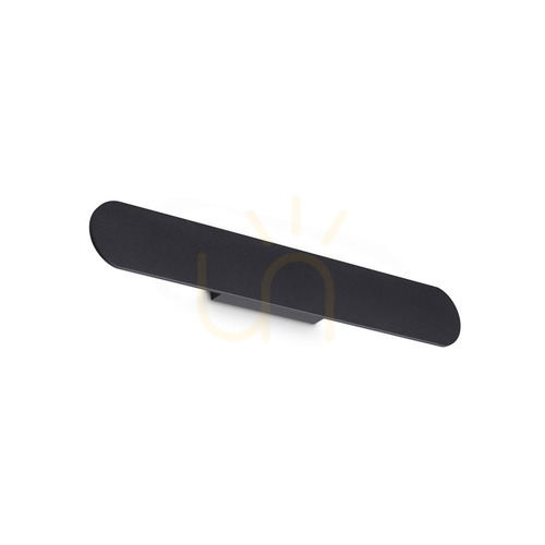 Check Wall Light Ideallux Zig Zag Black LED 54 cm 3000K 369495