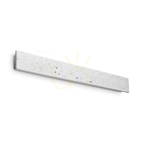 Check Wall Light Ideallux Zig Zag 356693 Concrete LED 75 cm 3000K