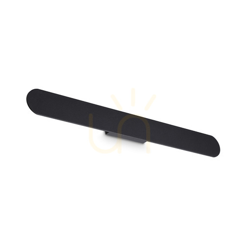 Check Wall Light Ideallux Zig Zag Black LED 76 cm 3000K 369556