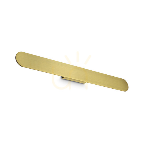 Check Wall Light Ideal Lux Zig Zag 369570 Brass LED 76 cm 3000K
