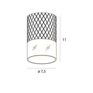 Plafon sufitowy Max Light Fusion biały C0276 small 0