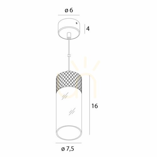 Check Pendant Light Max Light Fusion Black P0640