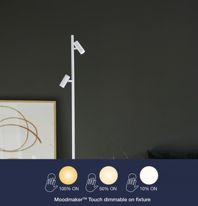 Omari floor lamp white Nordlux small 2