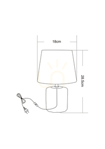 HS9143-GD White 1xE14 Table Lamp. 1 HS9143-GD White 1xE14 Table Lamp. small 1