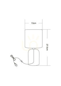 HS9085 Table Lamp White 1xE14 small 1