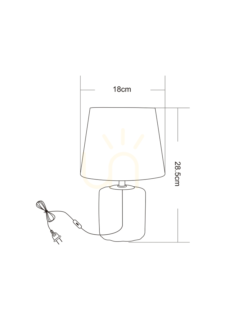 View HS9143-BL Table Lamp Black 1xE14 HS9143-BL Table Lamp Black 1xE14
