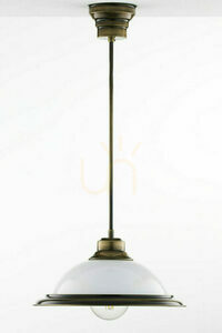 OPAL Brass E27 pendant lamp JUPITER small 1