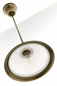 OPAL Brass E27 pendant lamp JUPITER small 13