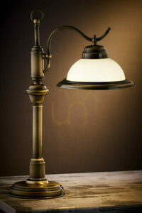 OPAL Brass E27 desk lamp JUPITER small 6