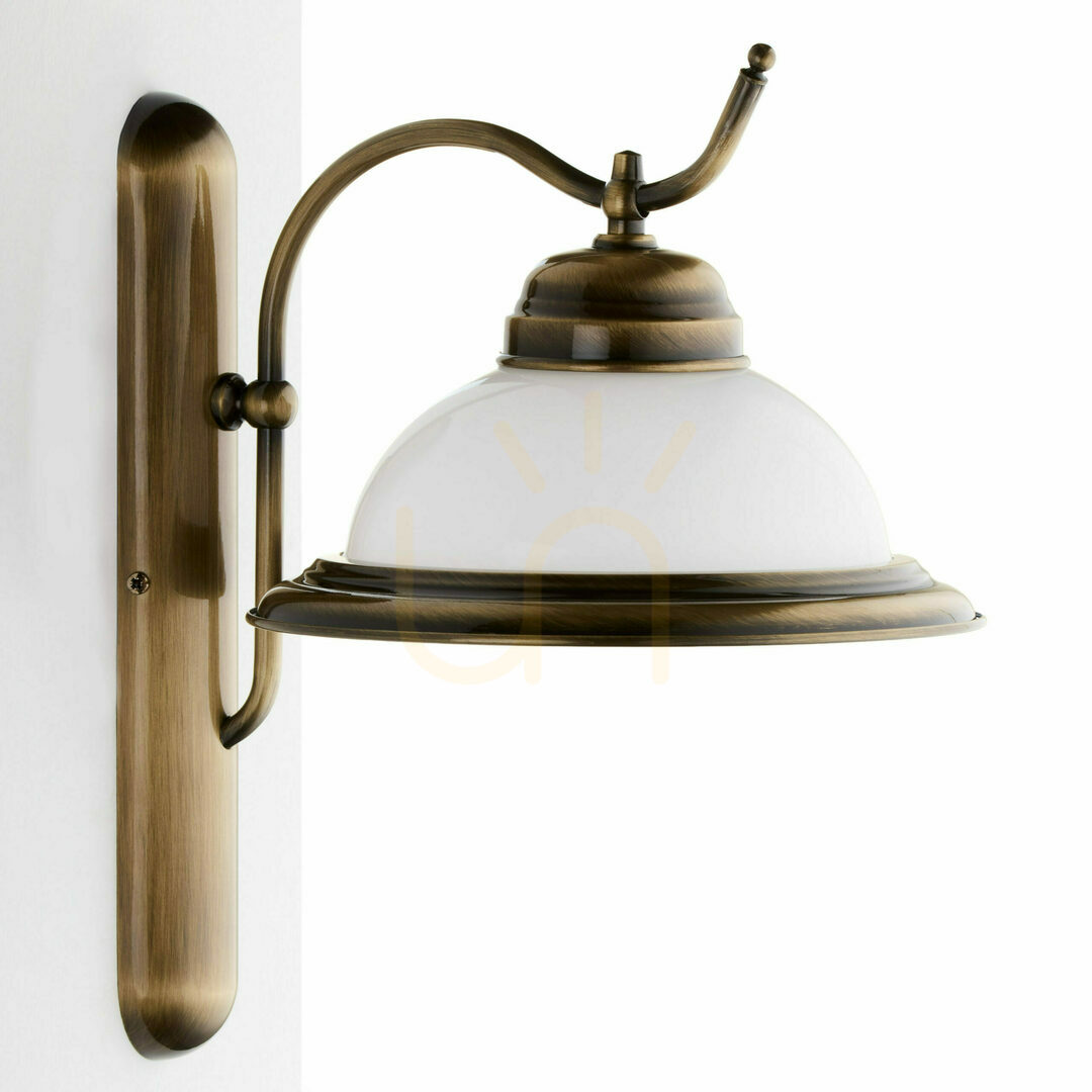 View Wall lamp OPAL Brass E27 JUPITER Wall lamp OPAL Brass E27 JUPITER
