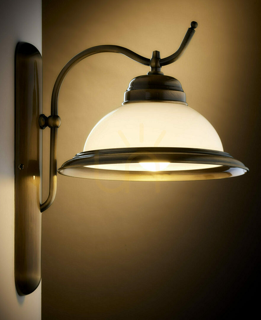 Check Wall lamp OPAL Brass E27 JUPITER Wall lamp OPAL Brass E27 JUPITER