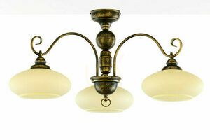 Jupiter BOLERO 397 black and gold ceiling light 3xE27 84 cm small 0