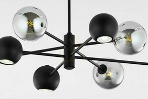 MOKA Chandelier Black G9/GU10 JUPITER small 4