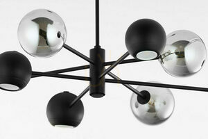 MOKA Chandelier Black G9/GU10 JUPITER small 5
