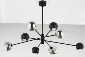 MOKA Chandelier Black G9/GU10 JUPITER small 7