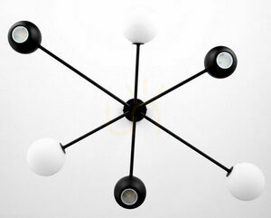 MOKA Chandelier Black G9/GU10 JUPITER 11 MOKA Chandelier Black G9/GU10 JUPITER small 11
