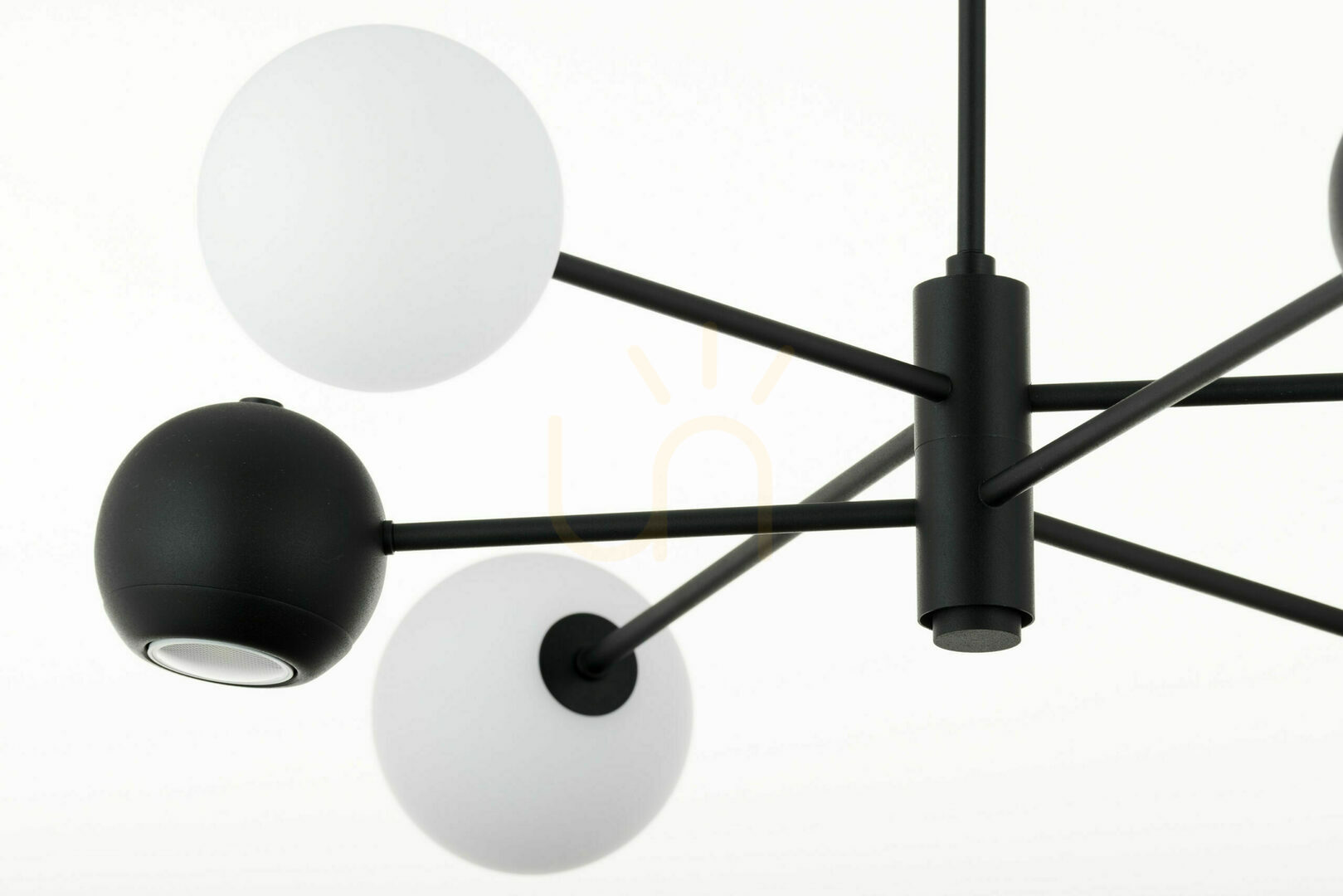Show MOKA Chandelier Black G9/GU10 JUPITER MOKA Chandelier Black G9/GU10 JUPITER