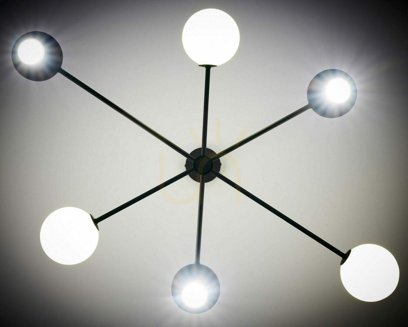 Display MOKA Chandelier Black G9/GU10 JUPITER MOKA Chandelier Black G9/GU10 JUPITER