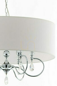 ELBA Chrome E27 pendant lamp JUPITER 2 ELBA Chrome E27 pendant lamp JUPITER small 2