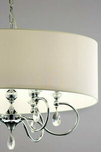 ELBA Chrome E27 pendant lamp JUPITER 3 ELBA Chrome E27 pendant lamp JUPITER small 3