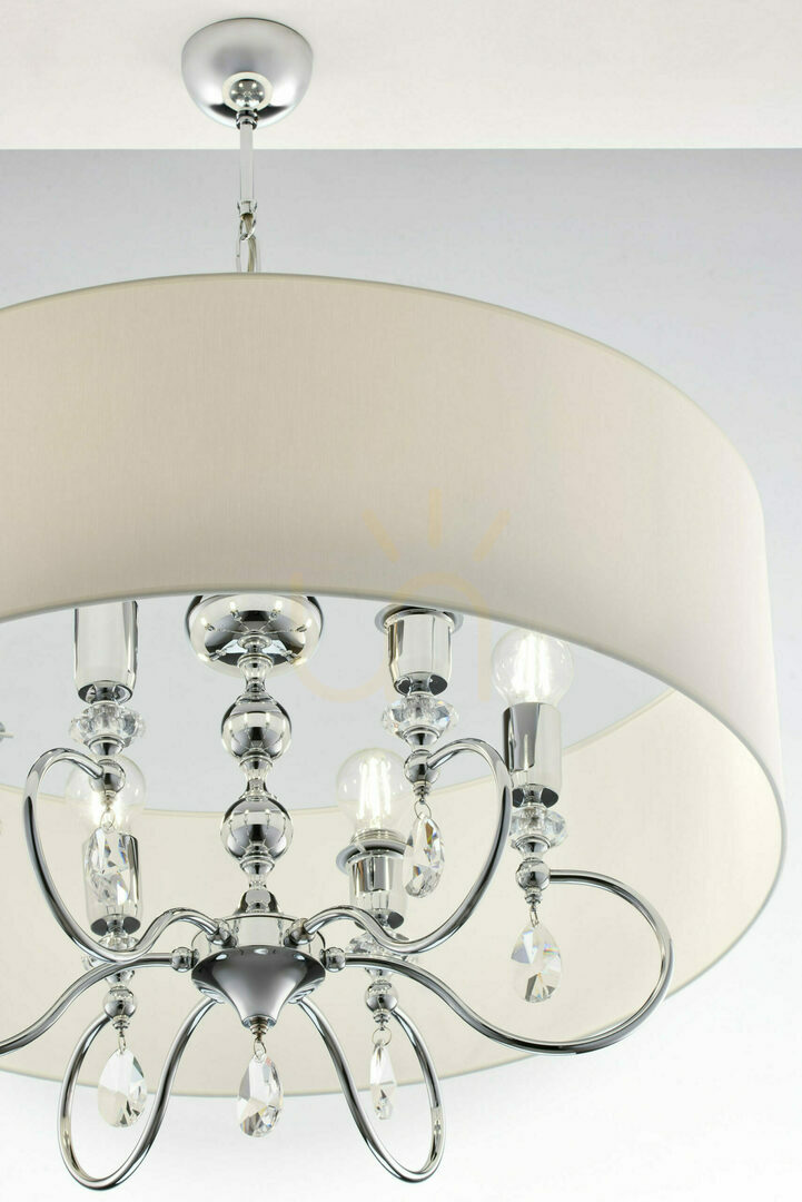 Show ELBA Chrome E27 pendant lamp JUPITER ELBA Chrome E27 pendant lamp JUPITER
