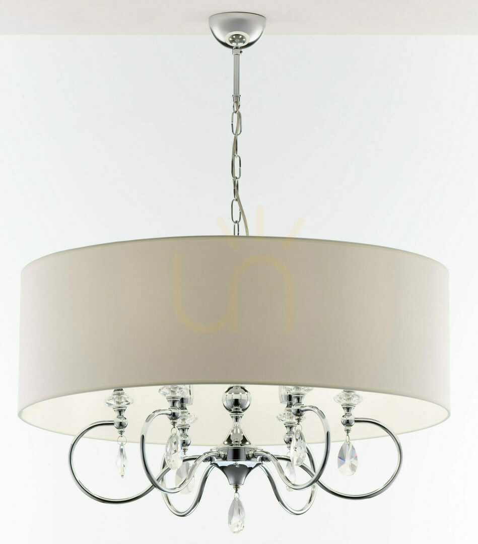 ELBA Chrome E27 pendant lamp JUPITER