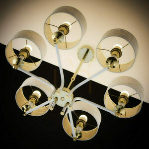 ABANDO Chandelier Gold E27 JUPITER small 13