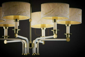 ABANDO Chandelier Gold E27 JUPITER small 8