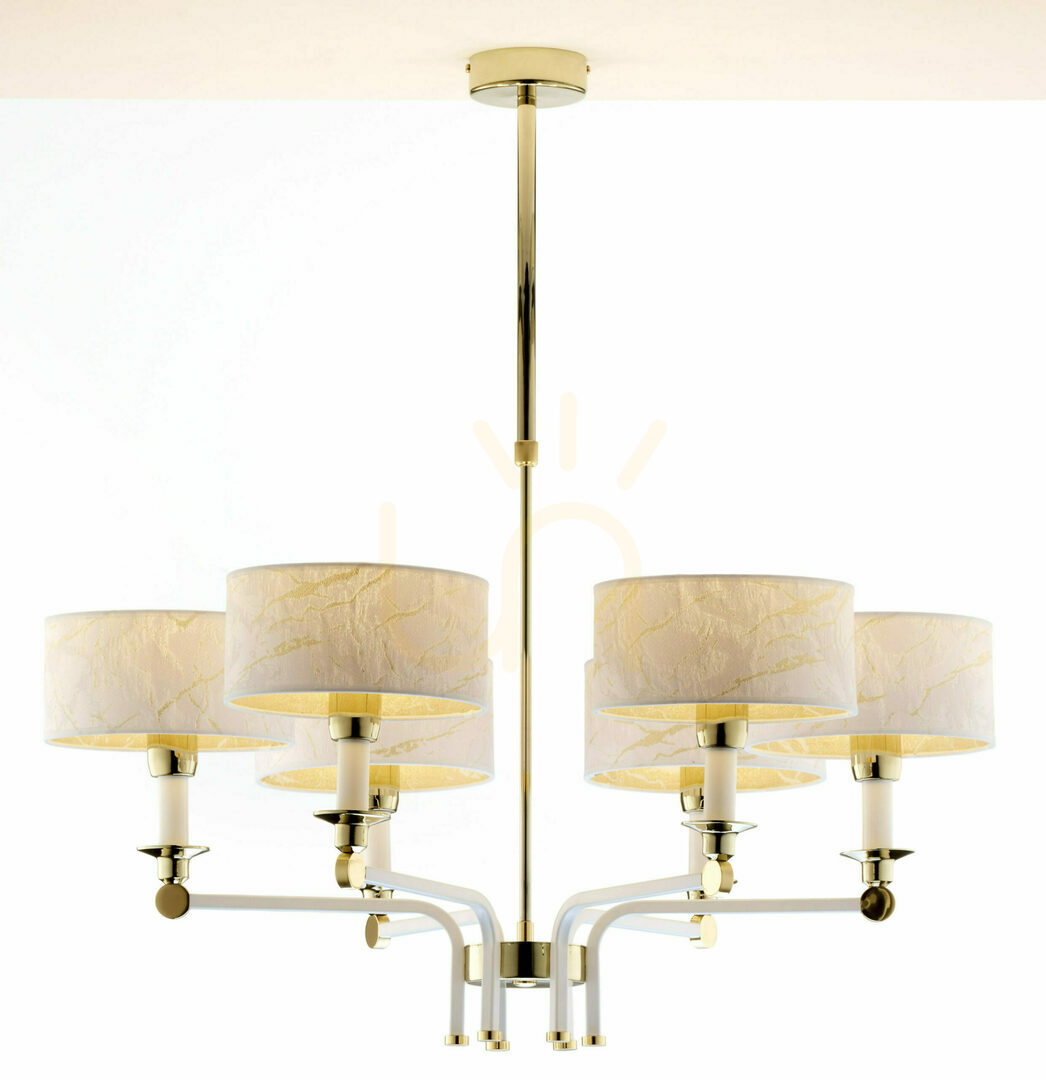ABANDO Kronleuchter Gold E27 JUPITER