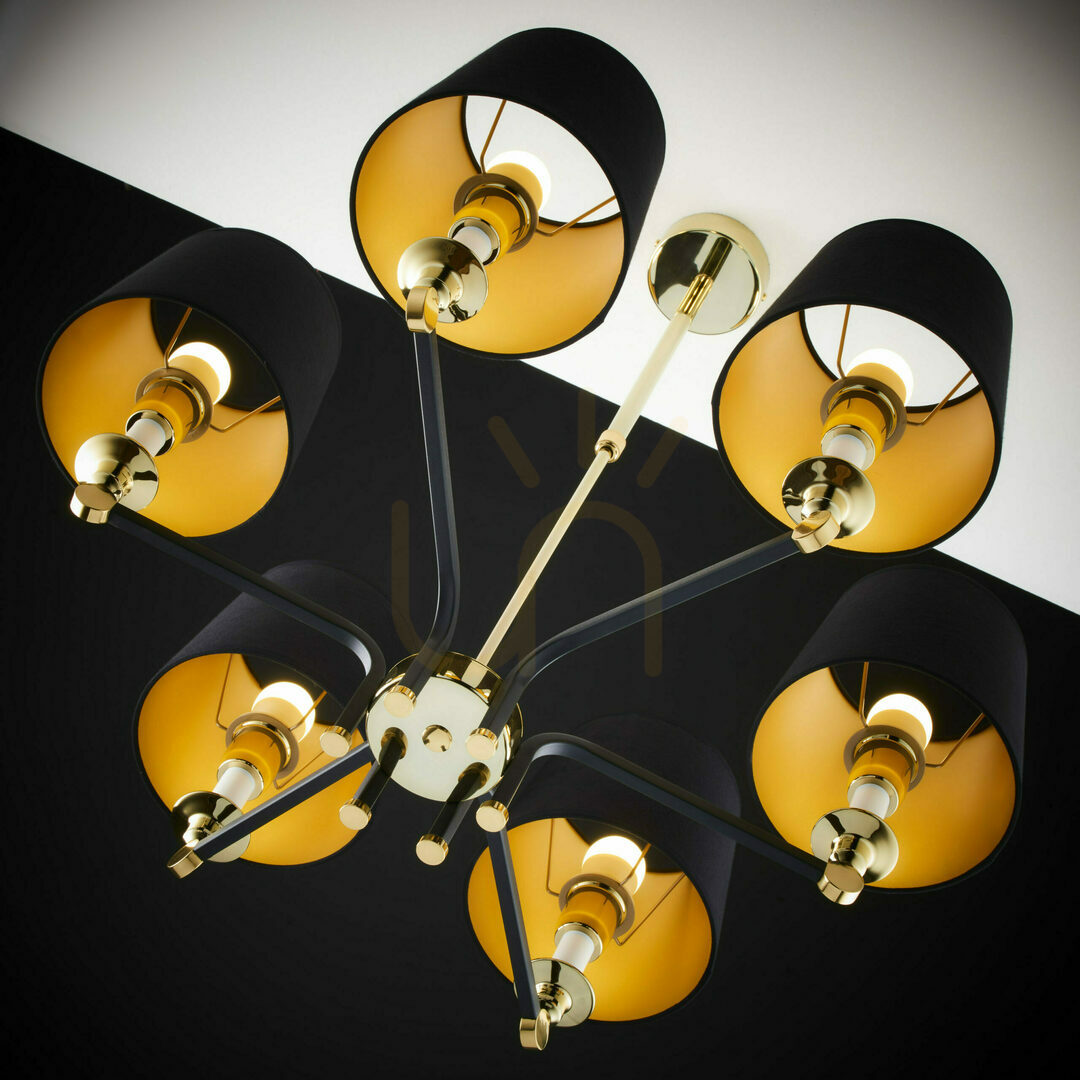 Preview ABANDO Chandelier Gold E27 JUPITER ABANDO Chandelier Gold E27 JUPITER