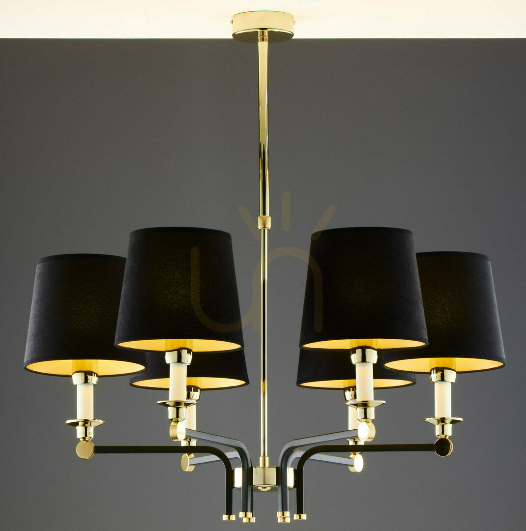 Show ABANDO Chandelier Gold E27 JUPITER ABANDO Chandelier Gold E27 JUPITER