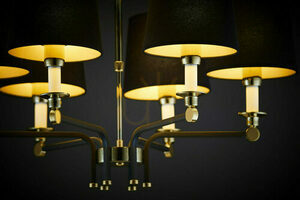 ABANDO Chandelier Gold E27 JUPITER 8 ABANDO Chandelier Gold E27 JUPITER small 8