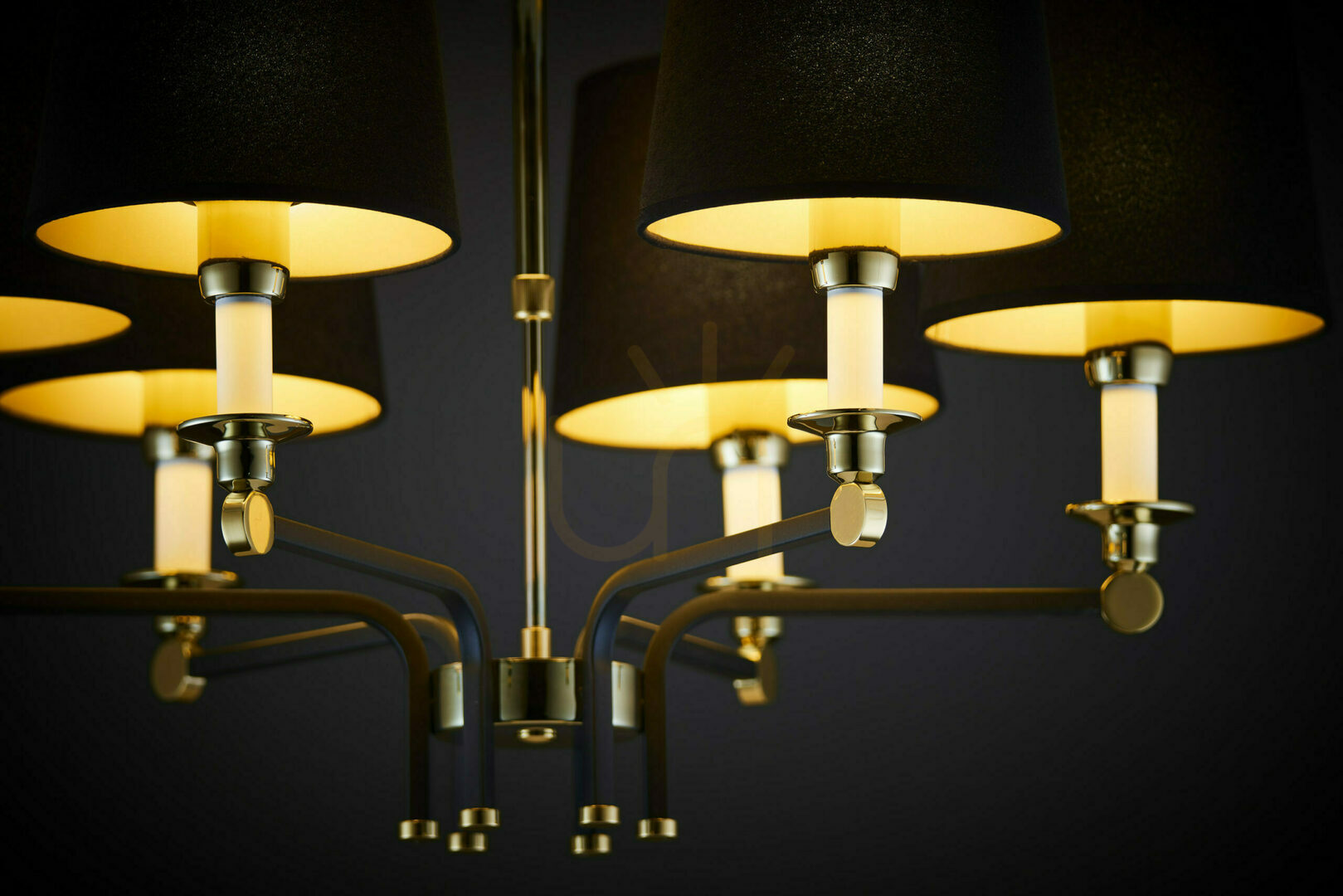 Display ABANDO Chandelier Gold E27 JUPITER ABANDO Chandelier Gold E27 JUPITER