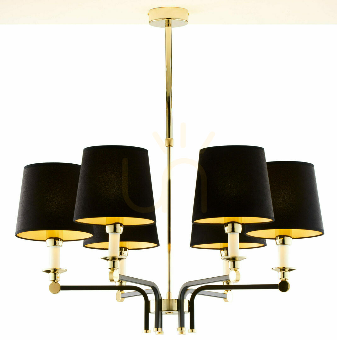 ABANDO Kronleuchter Gold E27 JUPITER