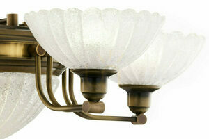 CARMEN Brass E27 chandelier JUPITER small 8