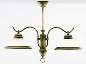 OPAL Brass E27 chandelier JUPITER small 2