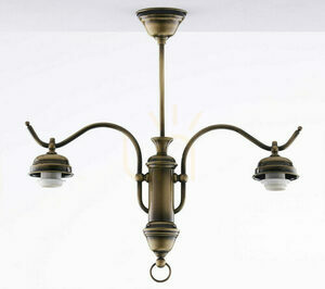 OPAL Brass E27 chandelier JUPITER small 4