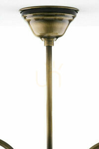 OPAL Brass E27 chandelier JUPITER small 9