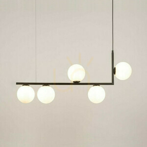Pendant Light Sigma Andy 5 Black G9 90 cm SKU 33611 small 1
