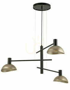 Pendant Light Sigma Artis 3 Black Gold E14 40567 small 0