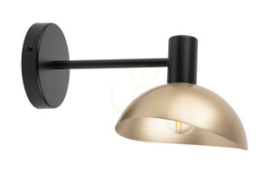 Wall Light Sigma Artis Black Gold E14 10W SKU 40570 small 0