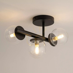Plafond Sigma Avola 3 Black Transparent G9 40794 small 1