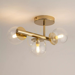 Plafon Sigma Avola 3 gold transparent G9 40802 small 1