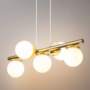 Pendant Light Sigma Avola 5 Gold White G9 40795 small 1