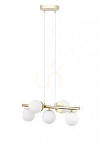 Pendant Light Sigma Avola 5 Gold White G9 40795 small 0