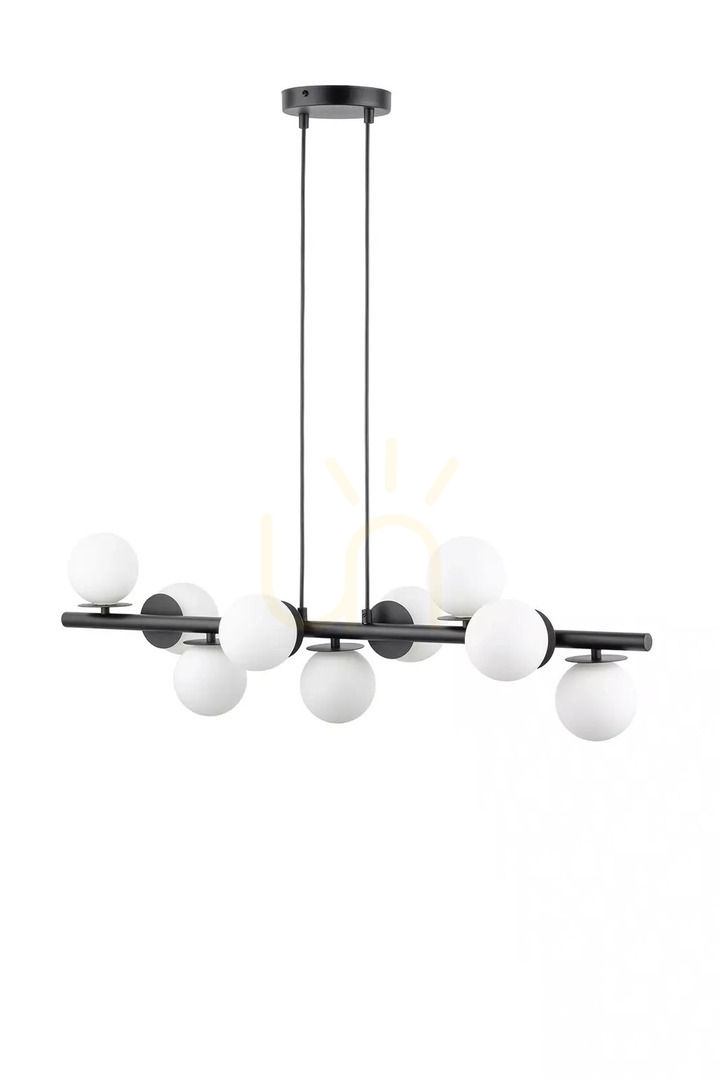 Sigma AVOLA 9-Light Black White Pendant Lamp 40789