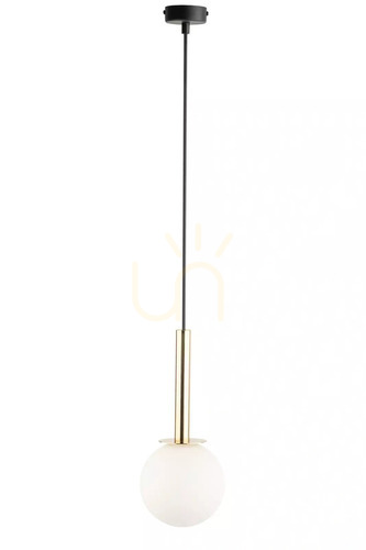 Check Sigma DAISY pendant lamp gold white glass G9 14 cm 40769