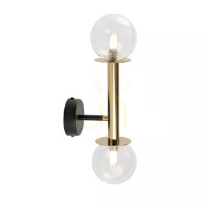 Sigma Wall Lamp Daisy 2 Gold Transparent G9 12W SKU 40762 0 Sigma Wall Lamp Daisy 2 Gold Transparent G9 12W SKU 40762 small 0